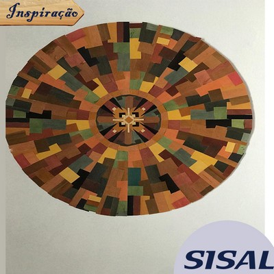 Decoração com tingidor sisal